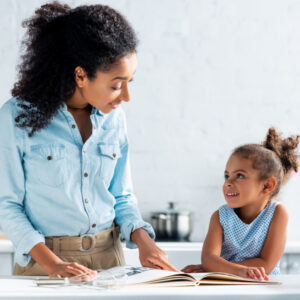 Planning meal with the Little chef